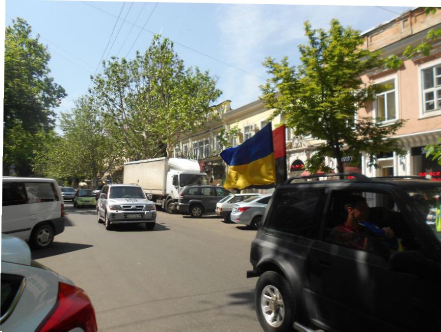 Одесский автомайдан напомнил Порошенко о годе его правления